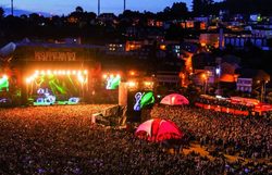 Concerto no Resurrection Fest, en Viveiro.