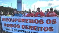 Concentración dos traballadores en Einsa nas Pontes (A Coruña) / Europa Press