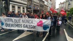 Manifestación de Queremos Galego polo 17 de Maio. EUROPA PRESS - Arquivo / Europa Press