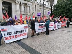Protesta de CCOO contra os despedimentos por enfermar / Europa Press