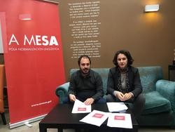 Marcos Maceira e Elsa Quintas, na presentación dun informe da Mesa. EUROPA PRESS - Arquivo / Europa Press