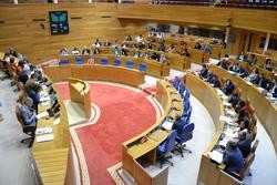 Ou sector industrial e a sanidade centran ou debate do pleno, que coincide coa folga en atención primaria. PARLAMENTO DE GALICIA - Arquivo / Europa Press