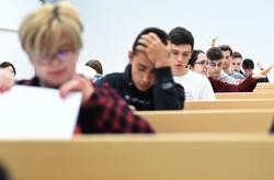 Estudantes na selectividade no campus de Vigo, Avaliación de Bacharelato para o Acceso á Universidade (ABAU) / @ Miguel Núñez.
