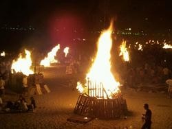 Fogueiras na Coruña en San Xoán / Europa Press.