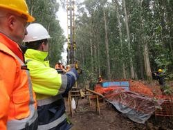 Obras de cata na mina de Touro. EUROPA PRESS - Arquivo