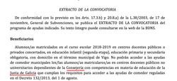 Convocatoria de axudas do Concello de Vigo, cos castelanismos "Consejería" e "Junta de Galicia".