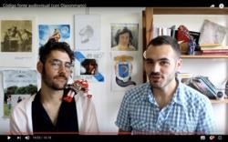 Olaxonmario e Aquel-e, nun vídeo de Youtube / Youtube