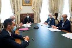 Reunión de representants da Xunta e do Concello de Santiago.. CONCHI PAZ / Europa Press