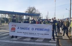 Delegados da CGT e traballadores de Navantia nunha concentración / CEDIDA - Arquivo