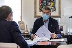 O presidente da Xunta e o conselleiro de Facenda repasan os orzamentos para 2021 / Xunta.