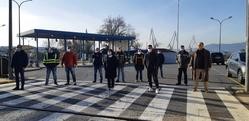 Protesta de delegados do comité de Navantia Ferrol / Europa Press