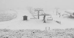 A estación de esquí de Manzaneda con neve / Meteogalicia - Arquivo