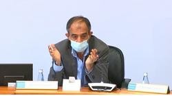 José Antonio Gómez (UXT) na comisión de reactivación do Parlamento. CAPTURA / Europa Press