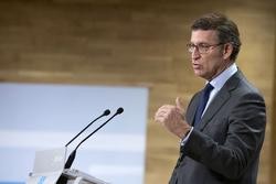 Feijóo, en rolda de prensa / Xunta de Galicia.