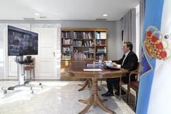 Pleno telemático da Deputación da Coruña.