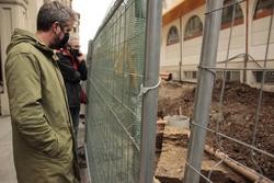 Restos achados en obras de Lugo. CONCELLO DE LUGO