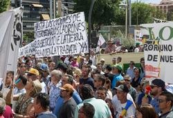 Concentración convocada por COAG e UPA para esixir medidas contra os baixos prezos do aceite de oliva. Na Praza das Batallas.. Francis J. Cano - Europa Press - Arquivo / Europa Press