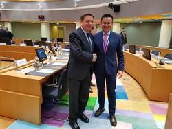 José González participa no Consello de Ministros de Agricultura da UE.. XUNTA / Europa Press