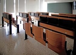 Aula baleira nunha facultade. Eduardo Parra - Europa Press