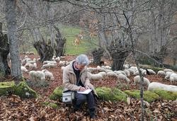 Nieves Fernández Vidueira, escritora e pastora en Viana do Bolo (Ourense) / Europa Press