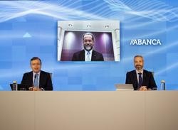 Presentación de Abanca de resultados con Francisco Botas e Juan Carlos Escotet. ABANCA / Europa Press