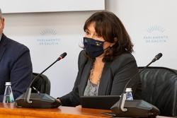 A directora xeral da Axencia para a Modernización Tecnolóxica de Galicia (Amtega), Mar Pereira, comparece na Comisión de Economía do Parlamento galego. XOÁN CRESPO