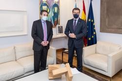 Feijóo reúnese co conselleiro delegado de Repsol. / Xunta de Galicia.
