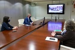 María Jesús Lorenzana e Alfonso Rueda. Xunta de Galicia / Europa Press