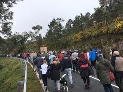 Marcha convocada polo Instituto de Estudos Miñoráns (IEM) e pola plataforma SOS Groba contra a instalación de parques eólicos en Serra da Groba (Pontevedra).. SOS GROBA / Europa Press / Europa Press