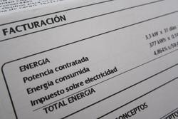 Imaxe de recurso dunha factura de electricidade / EUROPA PRESS