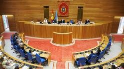 Hemiciclo do Parlamento de Galicia no último pleno de xullo de 2021. PARLAMENTO DE GALICIA