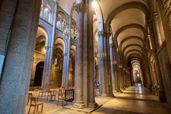 Nova iluminación da Catedral de Santiago / Europa Press.