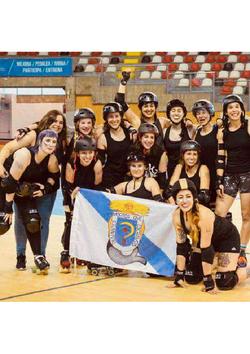 Imaxe do equipo As Brigantias no pavillón de deportes da Coruña/ As Brigantias