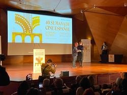 O actor Javier Gutierrez recibe o premio Ponte de Toledo. AYUNTAMEINTO DE MADRID / Europa Press