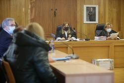 A presunta asasina da súa filla Desirée Leal, Ana S., no primeiro día do xuízo polo crime, na Audiencia Provincial de Lugo / Carlos Castro - Europa Press. / Europa Press