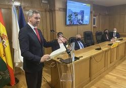 O delegado do Goberno en Galicia, José Miñones, acudiu ao municipio de Xinzo de Limia (Ourense) para explicar o investimento de 32 millóns de euros na comarca. DELEGACIÓN DO GOBERNO / Europa Press
