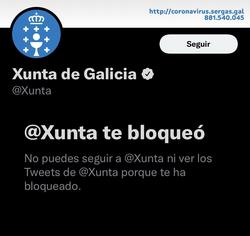 Bloqueo da Xunta/Twitter - @danquintela