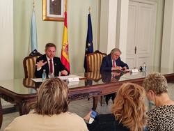 Encontro do delegado do Gobieron, José Miñones, con alcaldes de Ourense sobre materia de vivenda. DELEGACIÓN DO GOBERNO / Europa Press