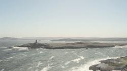 Unha imaxe do século II da Torre de Hércules vista desde o Monte de San Pedro. ESTACIÓN VISUAL CORUÑA