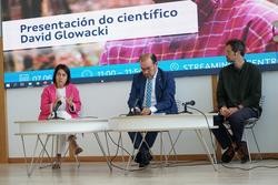 Presentación do investigador David Glowacki / Xunta de Galicia.