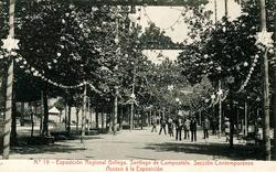 O arquivo da Real Academia Galega amosa as postais da Exposición Rexional Galega de 1909, o primeiro ano santo do século XX