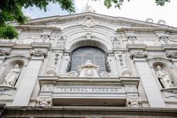 Fachada do Tribunal Supremo, a 20 de xuño de 2022 / Carlos Luján