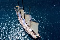 Saída dos grandes veleiros de Valencia rumbo a Sevilla con motivo da Ruta Xacobea Iacobus Maris / FUNDACION TRASLATIO