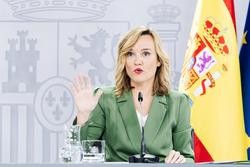 A ministra Portavoz e de Educación, Formación Profesional e Deporte, Pilar Alegría / Carlos Luján - Arquivo