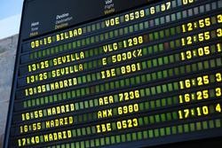 Panel do aeroporto de Alvedro / CONCELLO DE CULLEREDO