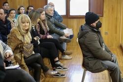 O acusado Manuel Juan Vilariño e os familiares das vítimas durante un xuízo por dobre o crime de Ou Ceao, na Audiencia Provincial de Lugo, a 6 de febreiro de 2023, en Lugo, Galicia (España).. Carlos Castro - Europa Press