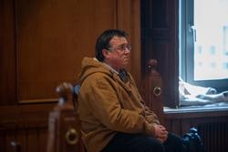 O acusado dun triplo crime, José Luís Abet, durante o xuízo na Audiencia Provincial de Pontevedra / Europa Press