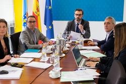 O vicepresidente segundo e conselleiro de Presidencia, Xustiza e Deportes, Diego Calvo, participa na Comisión Mixta entre Xunta e TSXG/ XOÁN CRESPO - Europa Press
