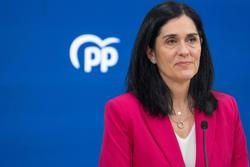 A secretaria xeral do PP galego, Paula Prado, en rolda de prensa.. PPDEG / Europa Press