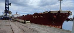 O buque mercante Tramp Lady leva nas súas adegas 65.000 toneladas de cereal de Ucraína desde o porto de Chornomorsk / remitida 